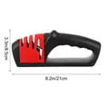 thumbnail image 2 of USHOBE 1Set Quick Sharpening Cutter Sharpener Red Ceramic Edge Rejuvenation for Right-handed Users, 2 of 8