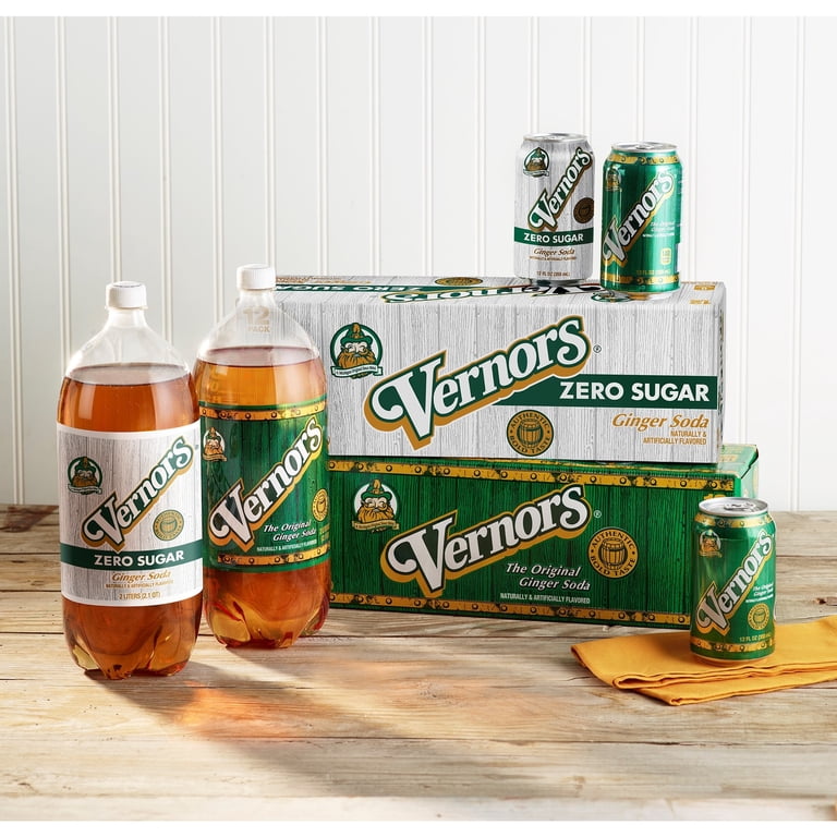 Vernors Caffeine Free Ginger Ale Soda Bottle 2L Oldest U.S. Ginger