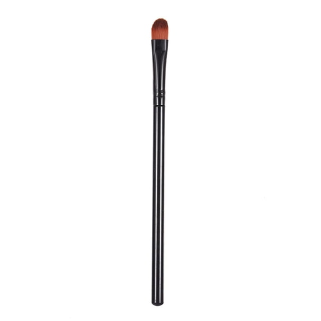 Brocha de maquillaje para delineador de ojos. Brocha de precisión ultrafina en ángulo con cerdas sintéticas planas para crear líneas y looks de ojos detallados.