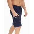 thumbnail image 2 of Biezeib Men's Summer Sports Shorts Lightweight Loose Casual Drawstring Shorts,Knee Length Joggers for Tennis  Running, 2 of 6