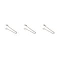 thumbnail image 1 of sweethay Pinzas para alimentos de acero inoxidable para cocinar, servir pan, cubitos de hielo, Clips de cocina, barbacoa, portátil, restaurante Type1 NO1, 1 of 6