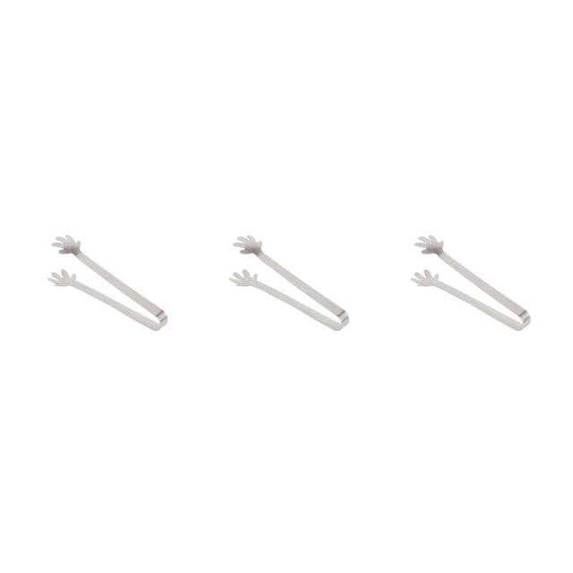 sweethay Pinzas para alimentos de acero inoxidable para cocinar, servir pan, cubitos de hielo, Clips de cocina, barbacoa, portátil, restaurante Type1 NO1