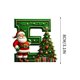 thumbnail image 1 of Adorno navideño personalizado con letras para árbol de Navidad - Colgante acrílico de 8 cm con diseño de gorro de Papá Noel | Decoración navideña DIY para el hogar, el árbol y regalos | Juego de 1, 1 of 5