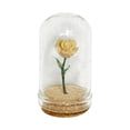thumbnail image 3 of Casa de muñecas con flores en macetas, rosas para jardín de hadas naranja a escala 1/6 y 1/12, 3 of 9