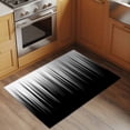thumbnail image 2 of Black White Entryway Rug 2'x3'&nbsp; Non Slip Front Door Mats, Modern Geometric Abstract Gradient Striped Entrance Rugs Indoor Outdoor Carpet, Washable Floor Mats Small Area Rug for Bedroom Kitchen, 2 of 8