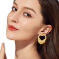 thumbnail image 1 of WILLBEST Aretes De Titanio Para Mujer Pendientes Dorados Estilo Retro De Tubo Hueco Francés De Moda, Pendientes De 9 Tubos Para Mujer., 1 of 5