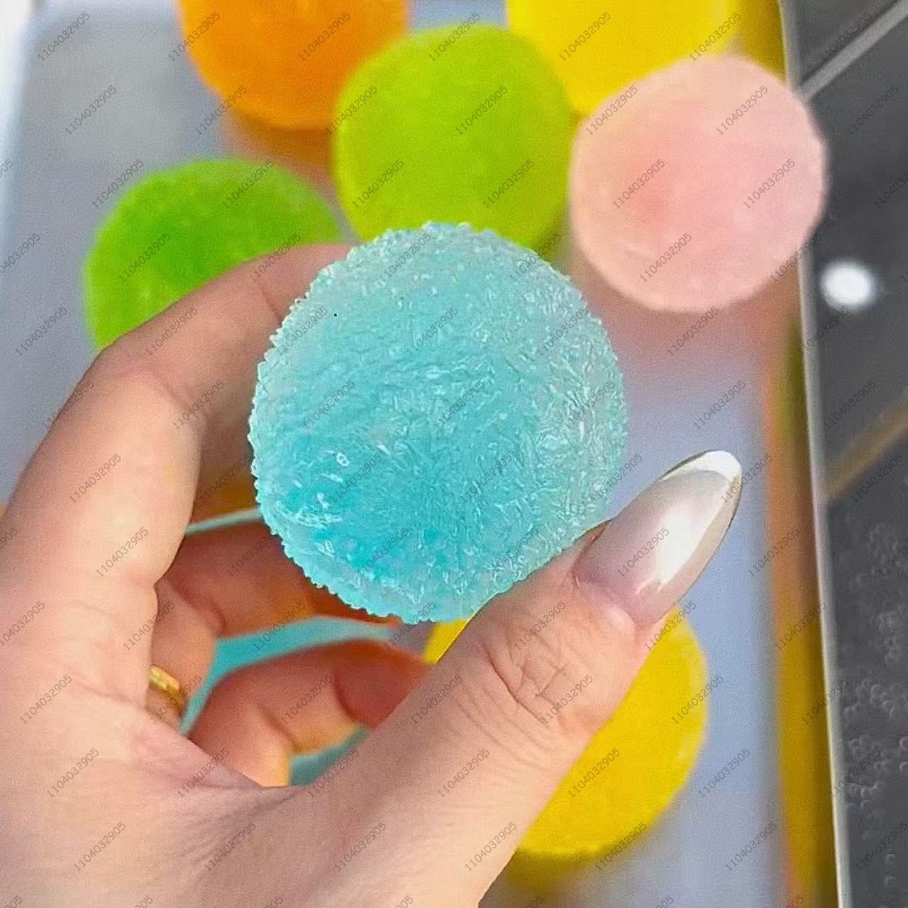 Mini Bayberry Stress Ball - 4cm Shapeable Non-Rebound Squeeze Ball for ASMR Sensory Relief, Adult Anti-Anxiety Fidget Gadget