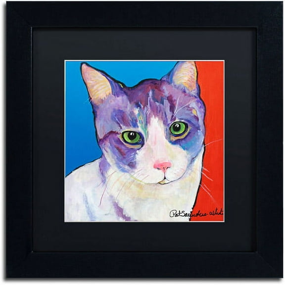 Trademark Fine Art "Nugget" Canvas Art by Pat Saunders-White, Black Mat, Black Frame