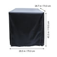 thumbnail image 2 of MasteelfCA Dust Proof Washing Machine Cover Waterproof Washer Dryer Cover Accessory, 2 of 8