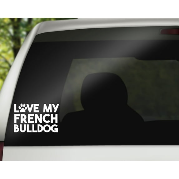 Love my French Bulldog Decal