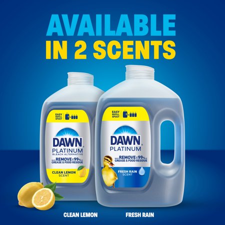 DAWN PLATINUM, REFILL JUG DISH SOAP FRESH RAIN, 51.5OZ