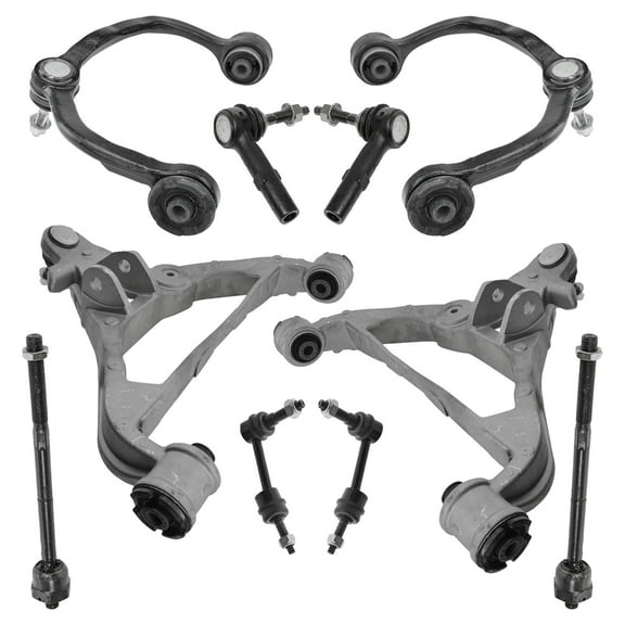 10 Piece Steering & Suspension Kit Control Arms Ball Joints Tie Rods End Links PSA71409 Fits select: 2003-2004 FORD EXPEDITION