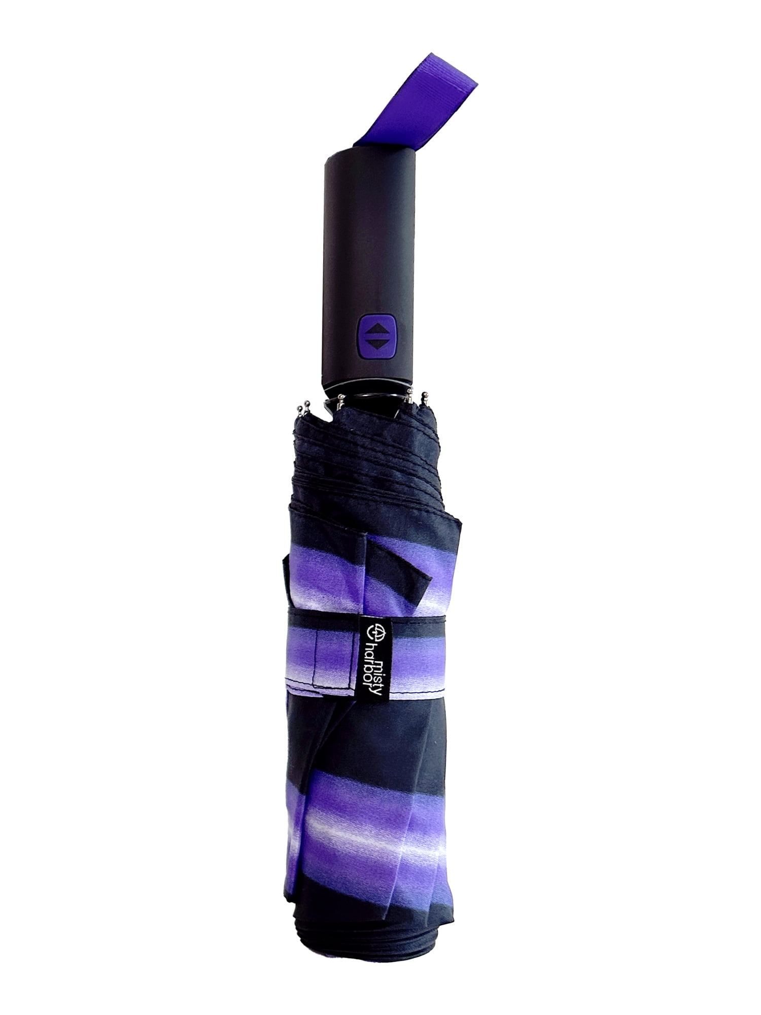 Misty Harbor 3-Sec Auto Open & Close Rain Umbrella Neon Purple