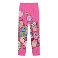 thumbnail image 4 of Kirby's 30th Anniversary Womens Pajama Set Loungewear Cozy Soft House Wear Sets Long Sleeve Round Neck T Shirt Top Bottom Pants Sleepwear, 4 of 9