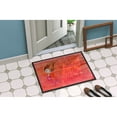 thumbnail image 2 of Carolines Treasures BB8516JMAT Mermaid Welcome Red Door Mat Indoor Rug or Outdoor Welcome Mat 24x36 Doormat  24H X 36W, 2 of 4