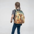 thumbnail image 5 of Naloa Sunshine Golden Cloud Dog Print Lightweight DayBackpack Suitable for school, work, shopping, travel, etc., 5 of 5