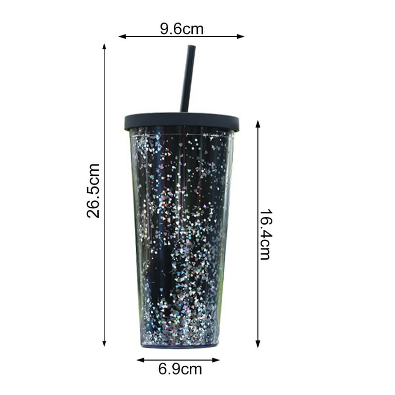 Glam Silver Double Walled Glitter Tumbler by BlushÂ®, Pack of 1