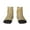1 Black, variant on Gold Drops Pattern Quarter Crew Socks,Toe Seamed Ankle Socks,Cotton Cushioned Breathable Athletic Crew Sports Socks