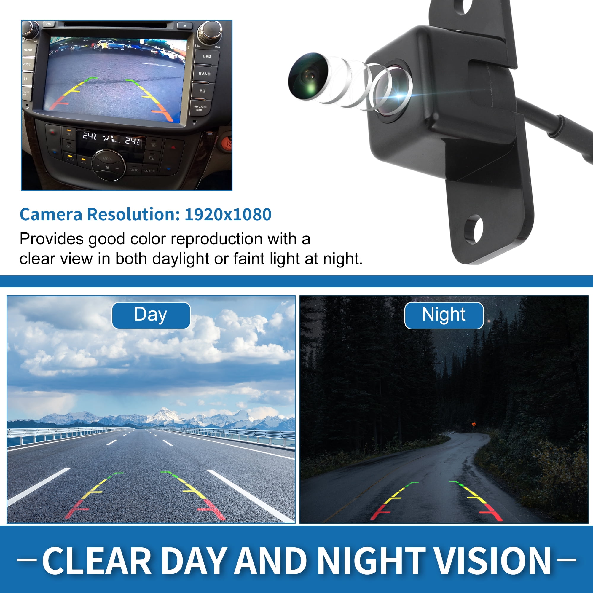 Unique Bargains Rear View Camera for Chevrolet Avalanche and for Cadillac Escalade EXT