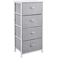 thumbnail image 5 of Basics Fabric 4-Drawer Storage Organizer Unit for Closet, Bedroom, White, 5 of 9