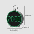 thumbnail image 5 of YIEMEEN Colorful Digital Alarm Clock with Large 4.4" Display Temperature Date Display Table Clock Electronic LED Alarm, 5 of 14