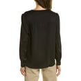 thumbnail image 2 of Jones New York Womens Solid V-Neck Blouse, 2 of 3