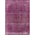 thumbnail image 1 of Ahgly Company Indoor Rectangle Mid-Century Modern Burnt Pink Oriental Area Rugs, 4' x 6', 1 of 6
