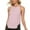Pink, variant on Njoeus Workout Tank Tops for Women Sleeveless Yoga Tops for Women Loose Crewneck Tank Tops Side Split Muscle Tank S-XL