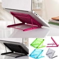 thumbnail image 3 of Support pour Ordinateur Portable Support Pliant pour Ordinateur Portable en Maille Coussinet Rafraîchissant Support Réglable pour Ordinateur Portable Support de Tablette en Rouleau Support Noir, 3 of 9