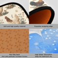 thumbnail image 2 of 2-Piece Kitchen Mat Set Non Slip Washable Floor Mats Decorative Rugs for Kitchen Sink Laundry Various Poses Chickens Pattern, 2 of 7