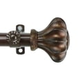 thumbnail image 2 of InStyleDesign  Amor Adjustable Cocoa Curtain Rod Set 66 to 120 inch, 2 of 2
