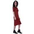 thumbnail image 3 of Moomaya Robe Droite à Manches Courtes pour Femmes, Unie, Décontractée, Coupe Ample, avec Poches, 3 of 6