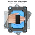 thumbnail image 2 of Allytech iPad Case 9th 8th 7th Gen Case, iPad 10.2" Case 2021 2020 2019, Military Grade Protection Swivel Stand Hand Shoulder Strap Shockproof Case Cover for Apple iPad 9 8 7 Gen - Black Blue, 2 of 6