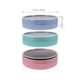 thumbnail image 4 of 3Pcs Round Eye Shadow Makeup Brush Cleaning Mat Pad Scrubber for Women, 4 of 8