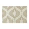 thumbnail image 7 of Yayeee Bath Rug for Bathroom Floor Non Slip Rectangle Fluffy Soft Absorbent Mat, 16"x24", Light Brown Pattern, 7 of 7