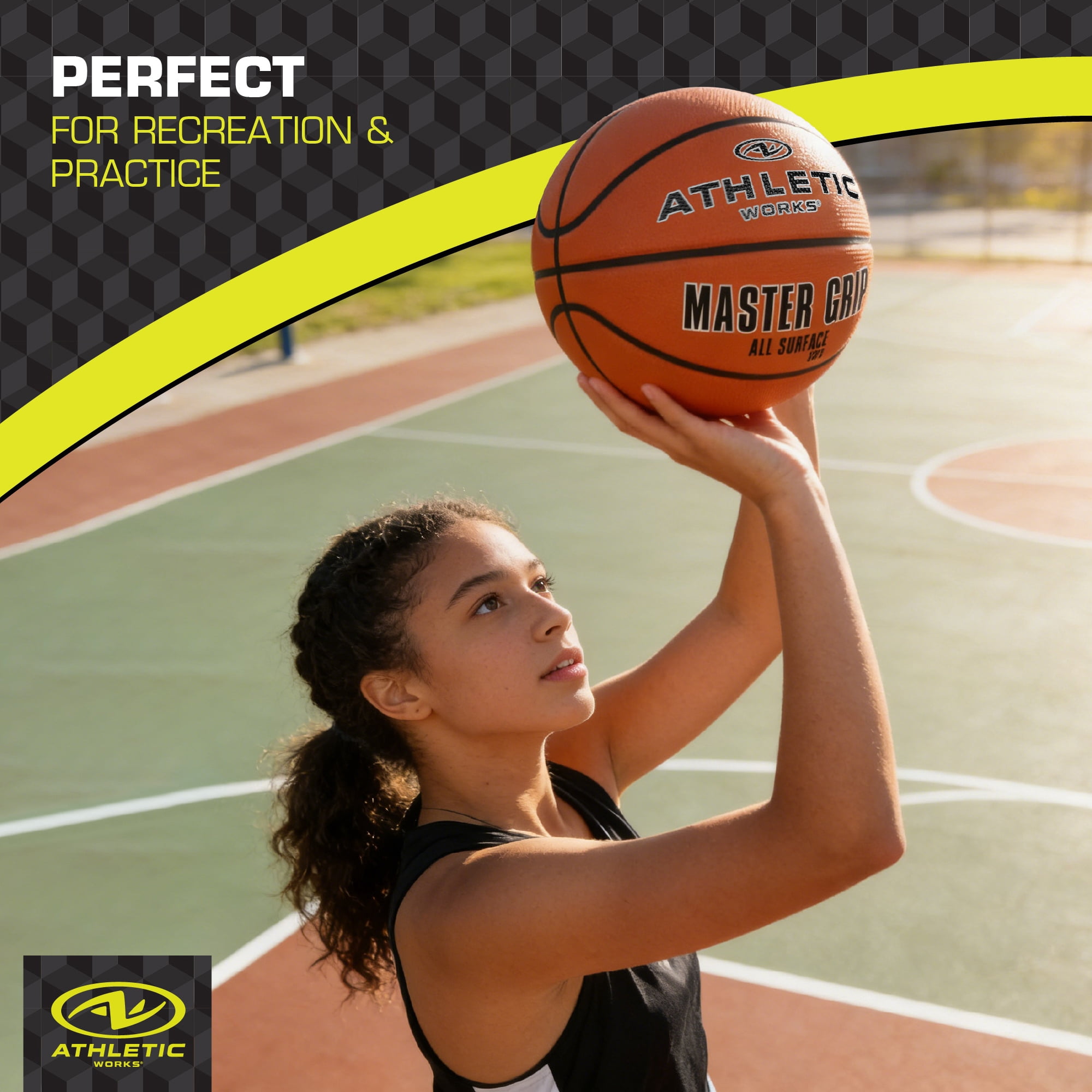 Athletic Works Size 6 Master Grip Basketball for Child 9-11 Years Old