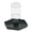 Color:gray green Size:large, variant on Reptiles Water Feeder Bowl Food Feeder Water Bottle For Reptiles Pet Antislip Automatic Water Dispenser for Lizards