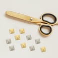 thumbnail image 2 of 80Pcs Decorative Pyramid Studs Multi-function Bag Rivets Delicate Clothing Studs, 2 of 8
