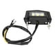 thumbnail image 1 of luz de la placa del auto,Conjunto de luz de matrícula LED resistente al agua,Luz trasera Luz trasera 12V Lámpara trasera negra pequeña,3 accesorios de iluminación LED para motocicletas, 1 of 9