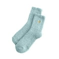 thumbnail image 3 of WZXFASHION Coral Fleece Sleeping Socks, Plush Non-Slip Bed Socks, Ultra Cozy Indoor Floor Socks Light BlueOne Size, 3 of 3