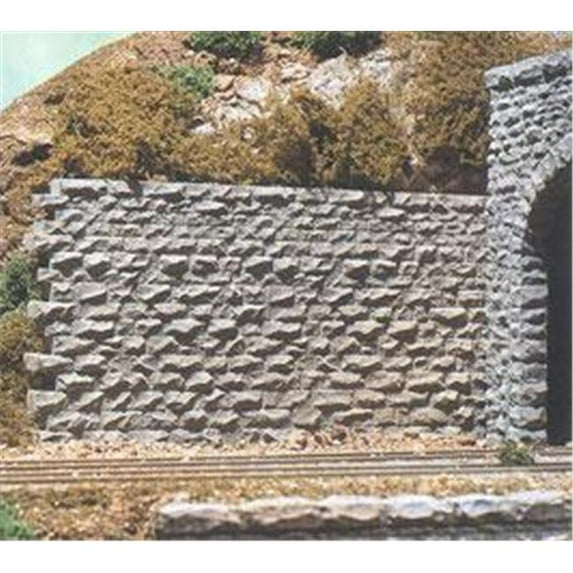 Chooch Enterprise CHO8312 HO Scale Medium Cut Stone Retaining Wall