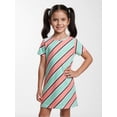 thumbnail image 5 of Girls Easy-Wearing Dress A-Line Short Sleeve Casual Versatile Dress Pockets for Tween Girls Age 8-13 Back to School, 5 of 6