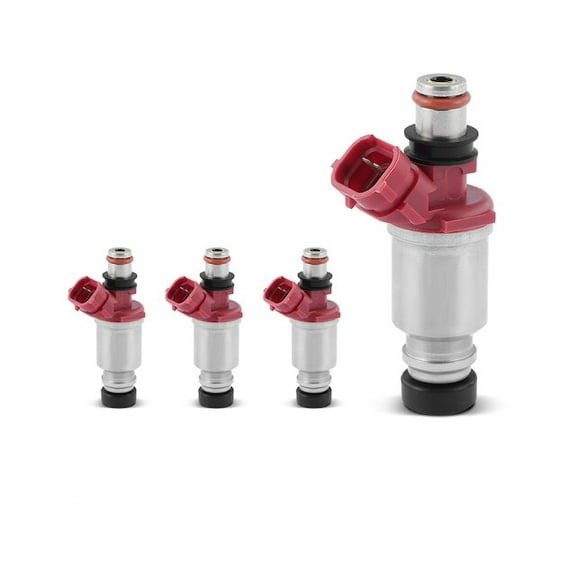 Fuel Injector Kit 4 - Compatible with 1993 - 1997 Toyota Corolla 1.8L 4-Cylinder Naturally Aspirated 1994 1995 1996
