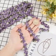 thumbnail image 3 of 5 Yards Flower Trim Ribbon Floral DIY Lace Applique Sewing Craft Lace Edge Trim for Wedding Dresses Embellishment Purple, 3 of 9