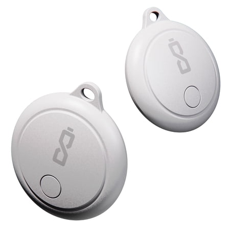 Chargeworx Smart Location Tag – 2 Pack, Instantly Track Personal Items Using Apple Find My Network
