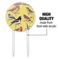 thumbnail image 6 of Acrylic Birds Songbirds Cardinal Finch Robin Cake Topper Party Decoration for Wedding Anniversary Birthday Graduation, 6 of 6
