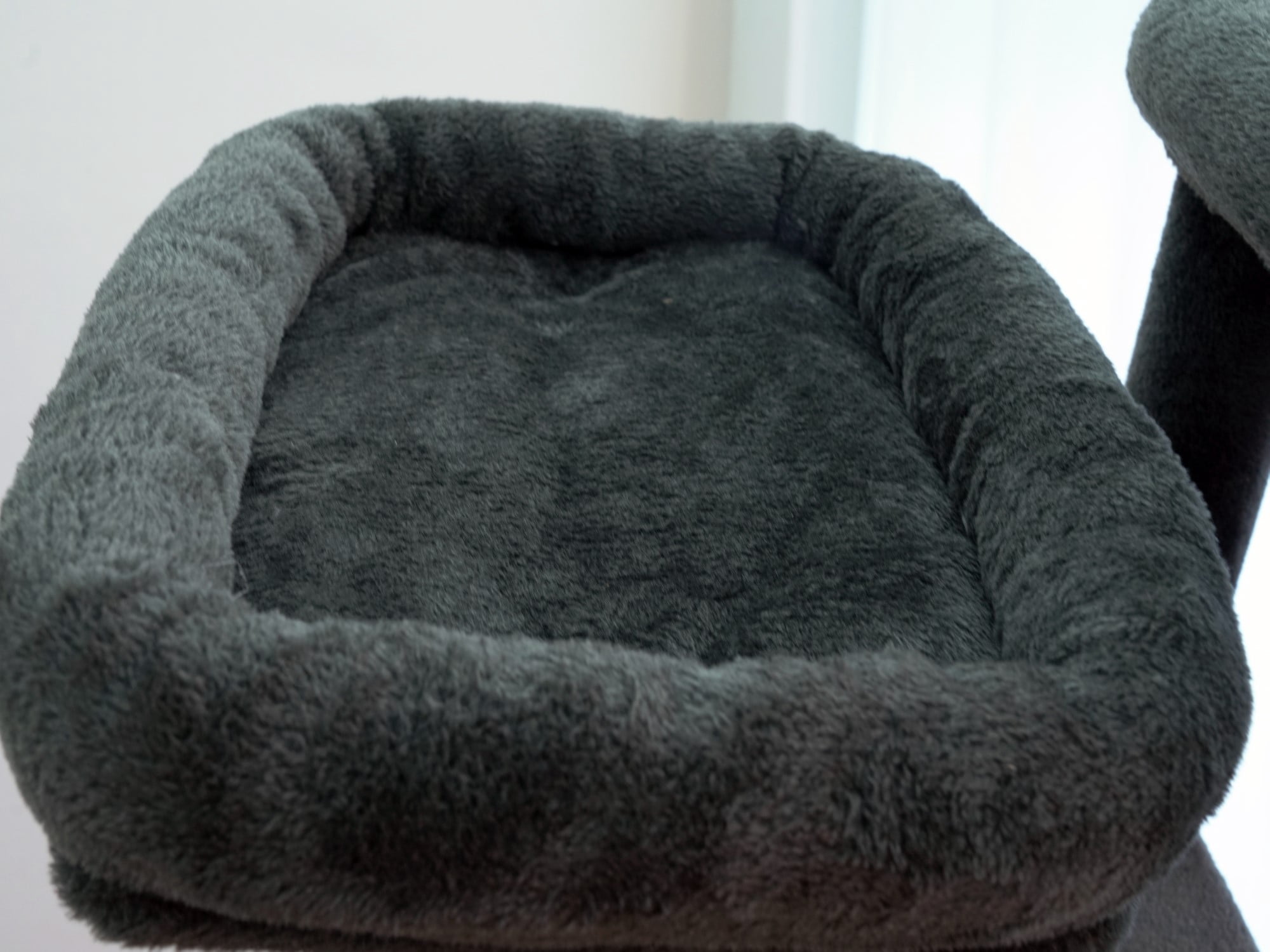 Vibrant Life Heavy Duty 7-Level 70" Cat Tree with Three Condos and Hammock, Dark Gray