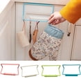 thumbnail image 4 of Mosiee Multifunction Plastic Hanging Holder Towel Rag Rack Punch-Free Cabinet Door Back Kitchen Home Storage Organizer Bar Hanger, 4 of 4