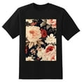 thumbnail image 2 of Plus Size Shirt for Women Oversized Black Tops for Women Short Sleeves Shirt for Women Flower13 T Shirt Crewneck Shirt for Women M, 2 of 5