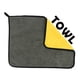 thumbnail image 2 of Toalla de pesca Naiovety 3 uds. doble cara duraderos ligeros caja de aparejos barco peces Amarillo Gris, 2 of 6